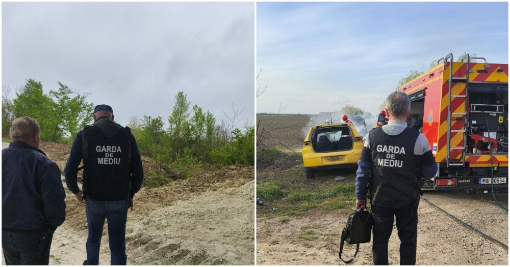 FOTO. Amenzi de sute de mii de lei după controalele Gărzii de Mediu la Satu Mare. Au fost sesizați și procurorii