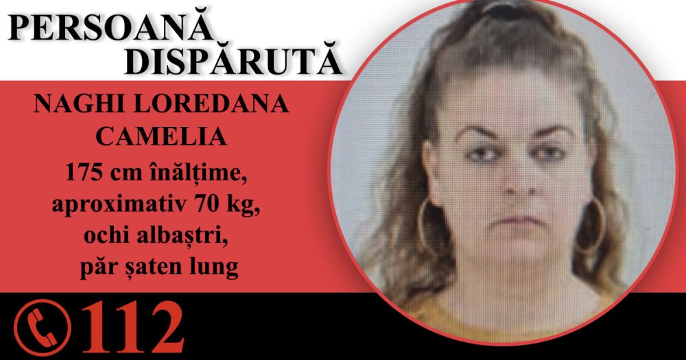 Sătmăreancă dispărută de acasă. Polițiștii vă cer ajutorul