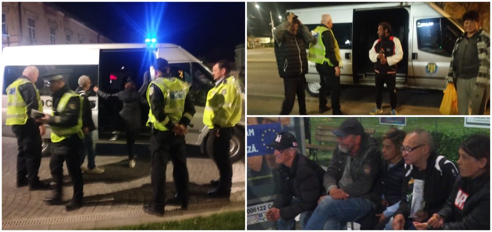 FOTO. Marea curățenie de primăvară în Satu Mare! Zeci de cerșetori luați de pe străzi de Poliția Locală