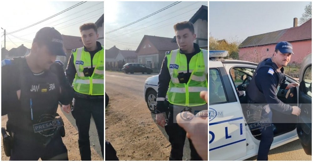 VIDEO. Autoritatea statului, pusă la pământ! Intervenție lamentabilă a unui polițist din județul Satu Mare