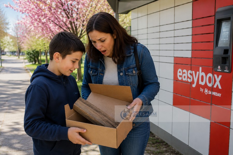 SATU MARE. Țeapă cu „PlayStation 5” livrat la easybox. Ce era, de fapt, în colet