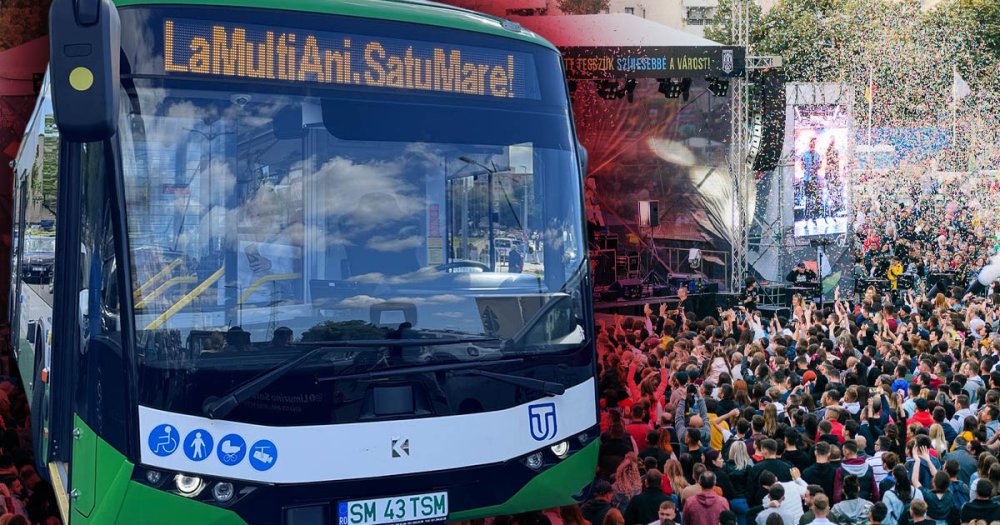Cum vor circula autobuzele Transurban de Zilelor Orașului Satu Mare. Devierile de traseu intră în vigoare de astăzi