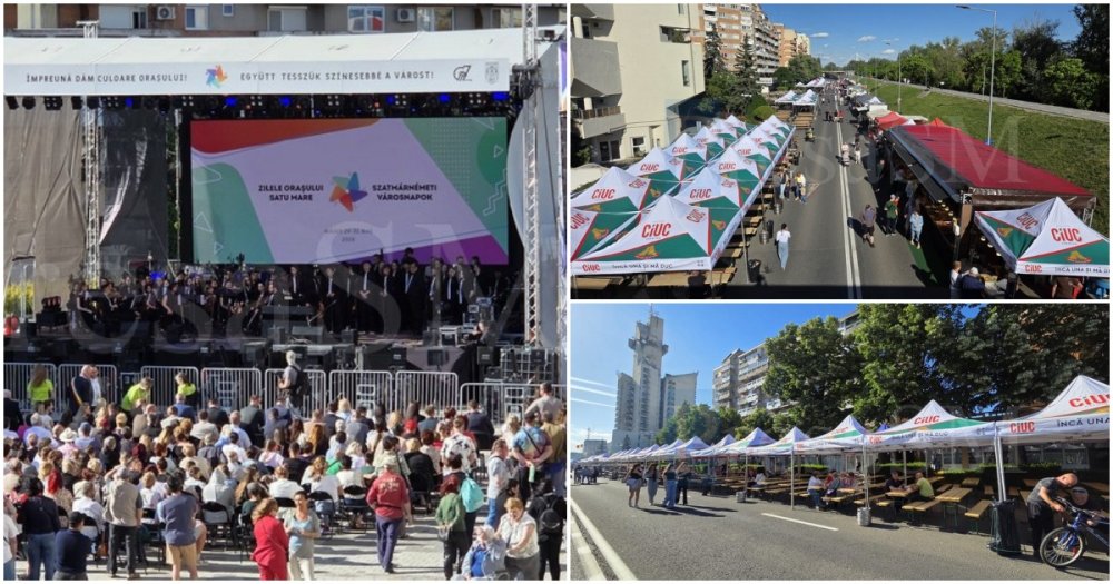 FOTO/VIDEO. Muzică, aglomerație și chef de distracție! Așa au început Zilele Orașului Satu Mare 2026