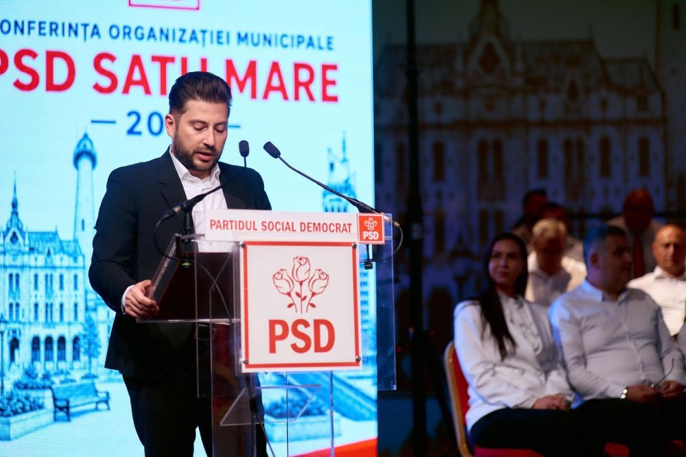 FOTO. Adrian Micle a fost ales președinte al Organizației Municipale PSD Satu Mare