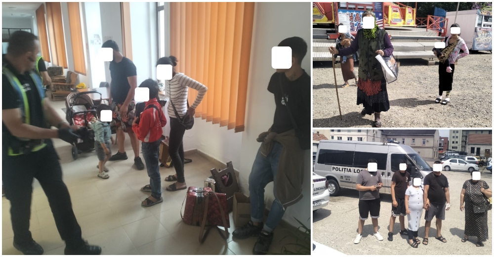 FOTOGALERIE. Armată de cerșetori ridicată de pe străzile municipiului Satu Mare, de Ziua Orașului