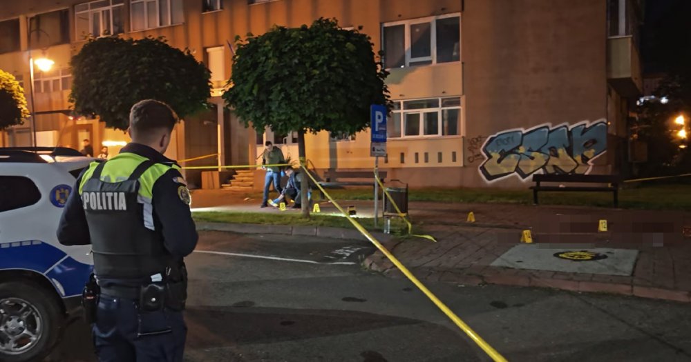 VIDEO. Se întâmplă în România. Polițist înjunghiat în plină de stradă de propriul fiu