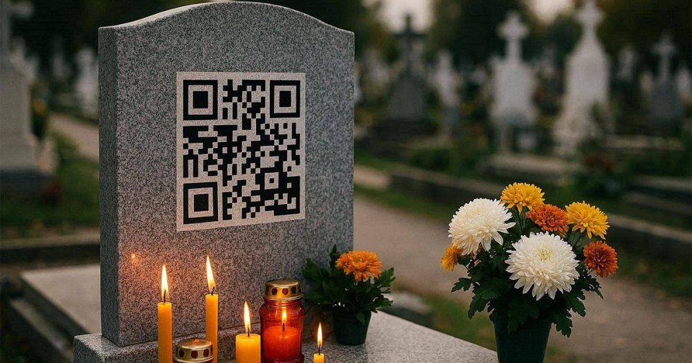 Digitalizare și în cimitire. Locuri de veci găsite prin GPS și cu cod QR, într-un mare oraș din țară