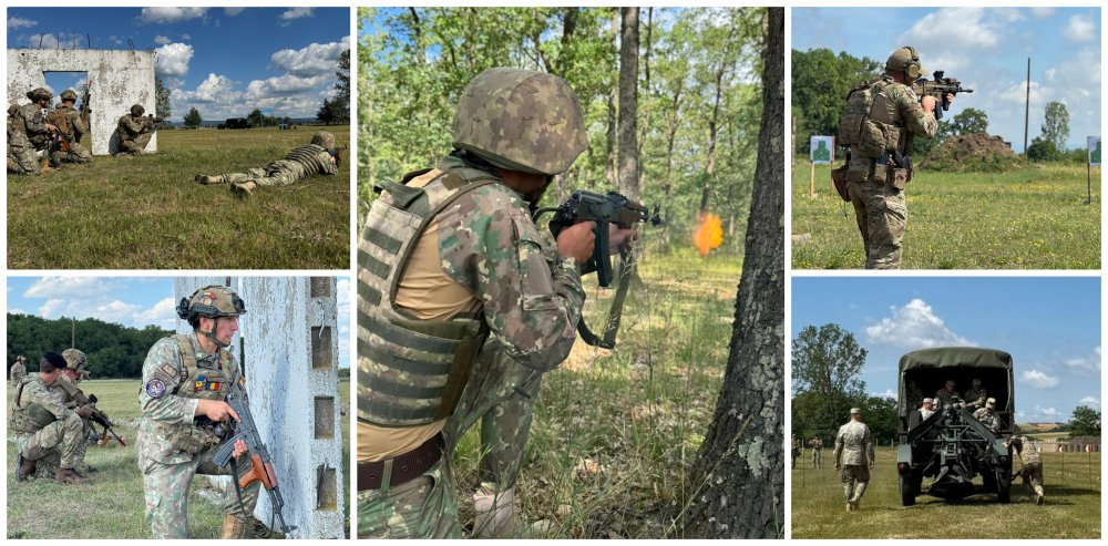 FOTOGALERIE. Militarii români și belgieni ”au deschis focul” în județul Satu Mare