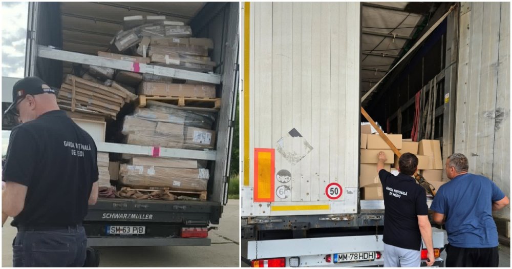 FOTO. Controale de amploare la frontierele sătmărene. Garda de Mediu și frontieriștii, cu ochii pe traficul ilegal de deșeuri