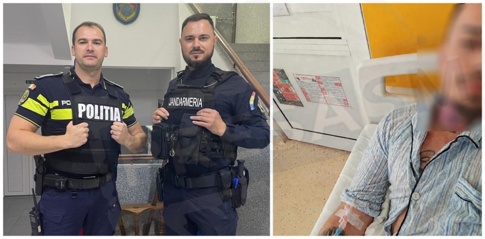 FOTO. Tânăr din Satu Mare salvat în ultimul moment de polițiști. ”Eram sigur mort dacă nu spărgeau ușa”