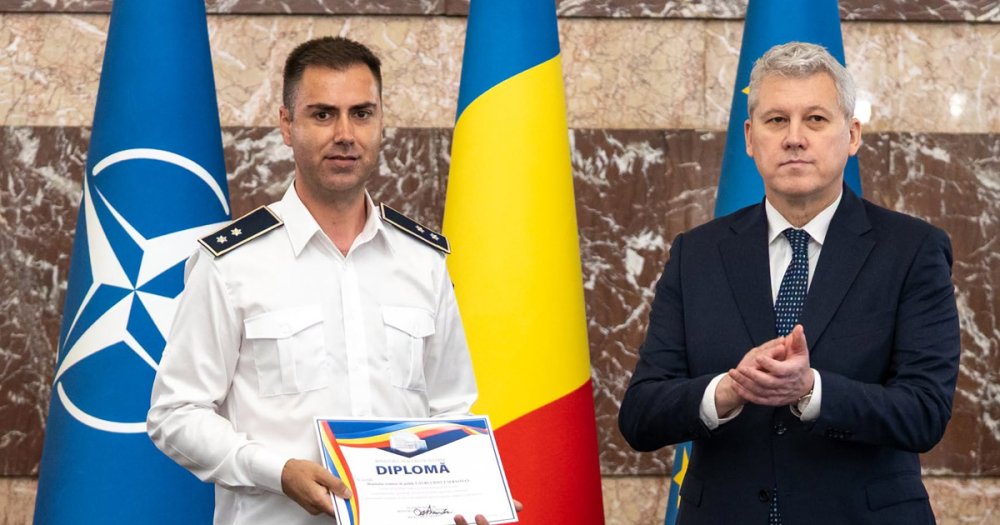 Polițist din Satu Mare, premiat de ministrul de Interne după ce a contribuit la destructurarea unei rețele de contrabandă