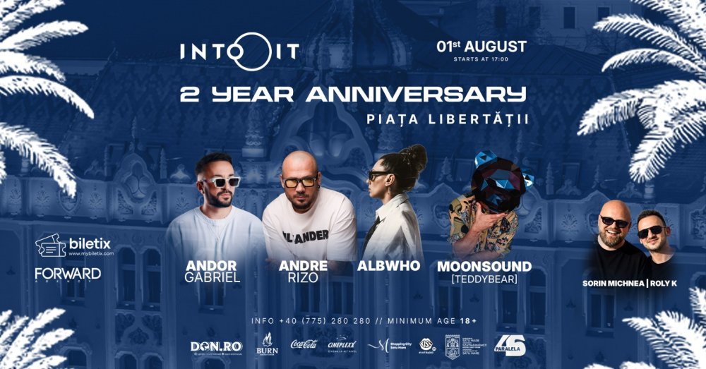 Parcul Central din Satu Mare se transformă, în acest weekend! INTOOIT sărbătorește doi ani printr-un eveniment spectaculos