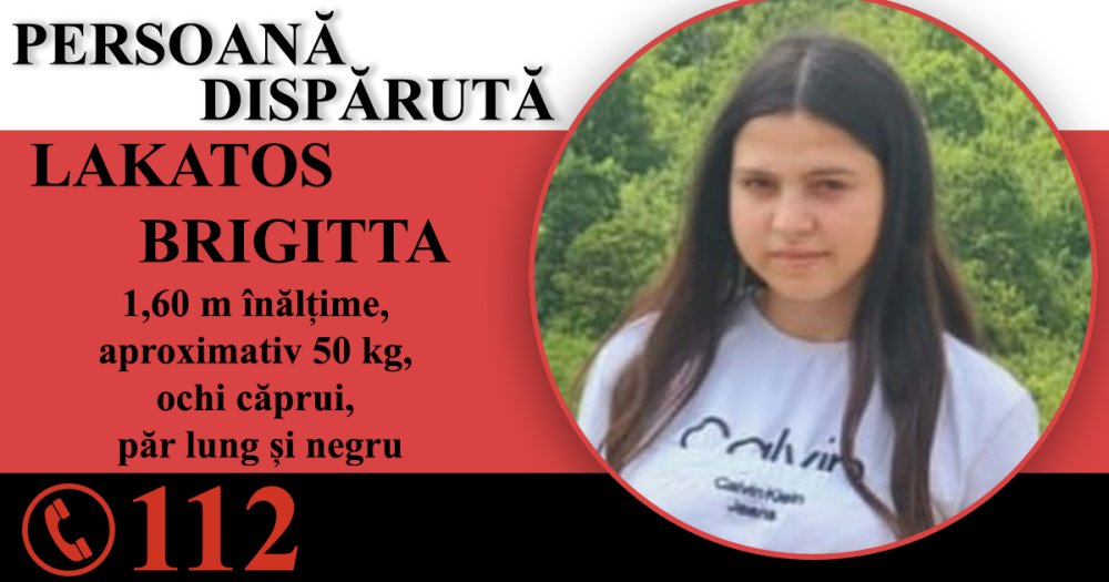 ALERTĂ | Minoră de 17 ani din județul Satu Mare, dată dispărută după ce a plecat de acasă în toiul nopții. Poliția cere ajutorul populației