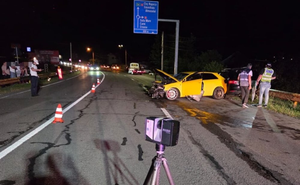 FOTO. Accident grav pe DN1F, Satu Mare-Cluj. Trei frați printre victime, mama cere ajutorul martorilor