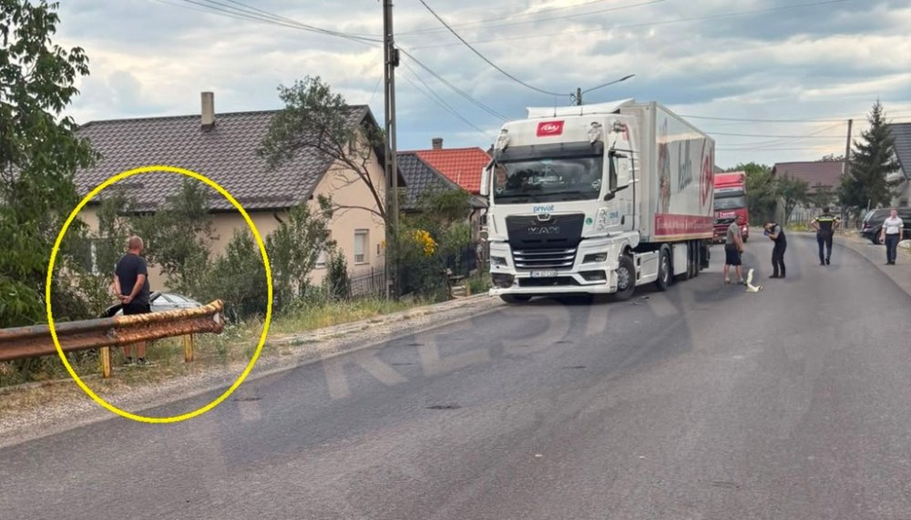 accident tir masina in sant satu mare (2).jpg