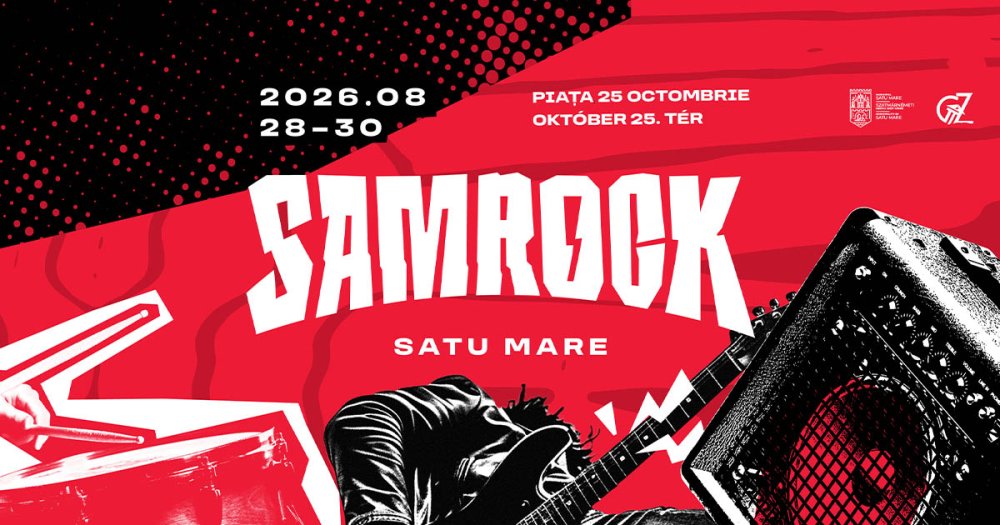 Festivalul SamRock revine la Satu Mare. Trei zile de concerte rock în Piața 25 Octombrie