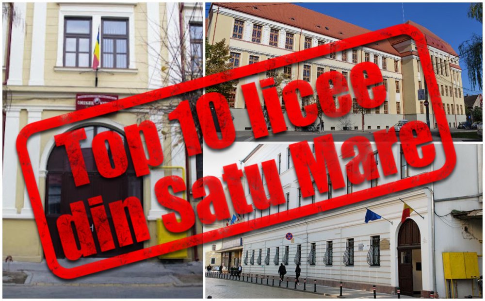 ANALIZĂ | Top 10 licee din Satu Mare după media la Bacalaureat. Unde promovează cei mai mulți elevi cu note mari