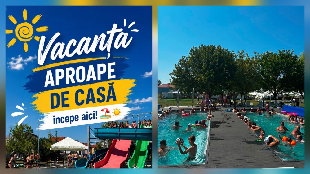FOTO. Ștrandul termal Tășnad- alegerea perfectă pentru o vacanță în nord-vestul României