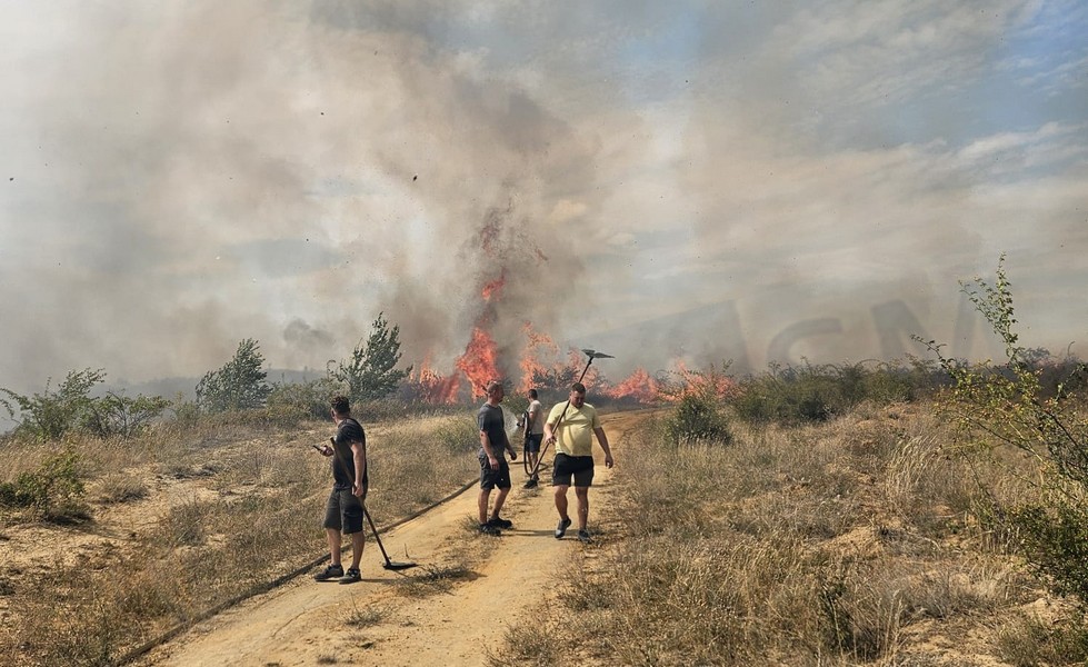 FOTO/VIDEO. Liber la demenți! Incendii provocate de inconștienți în mai multe zone din județul Satu Mare