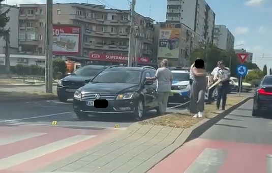 FOTO/VIDEO. Accident, astăzi, pe Drumul Careiului. Un pieton ar fi fost acroșat de o mașină