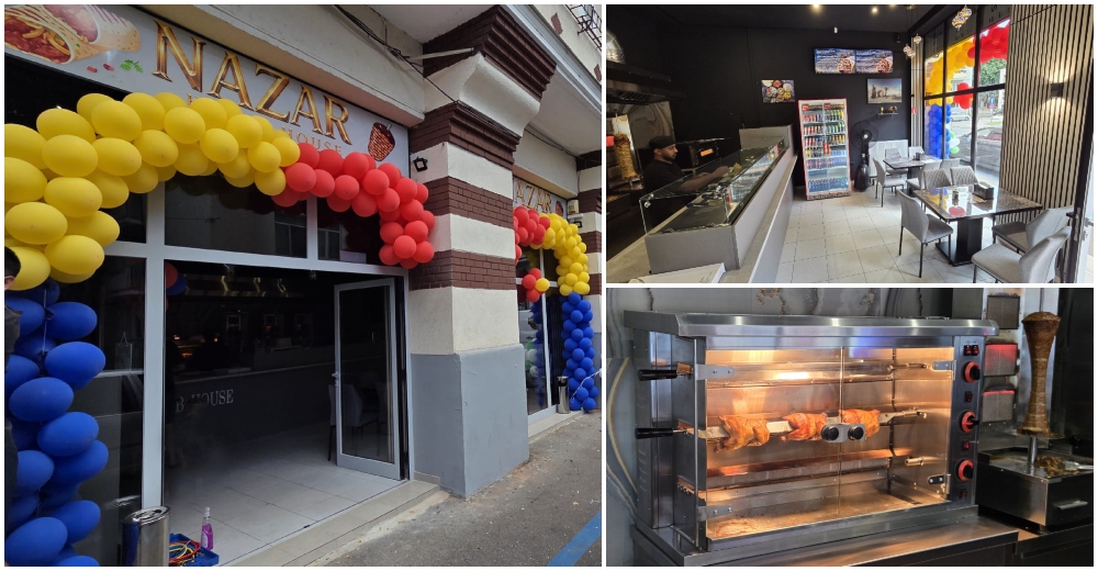 FOTO. Nebunie de arome în centrul Sătmarului! Nazar Kebab House s-a deschis cu șaorma la 20 de lei