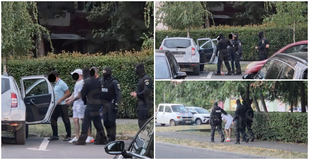 FOTO/VIDEO. Rezultatul perchezițiilor din Satu Mare. Bărbat suspectat că a înșelat femei prin metoda „Accidentul”, reținut de polițiști