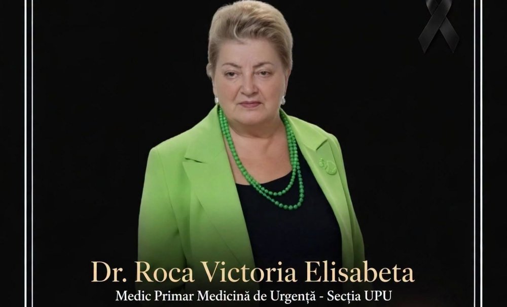 Doliu în lumea medicală din Satu Mare. A murit dr. Victoria Elisabeta Roca, medic primar la UPU. Mesajul sfâșietor al familiei