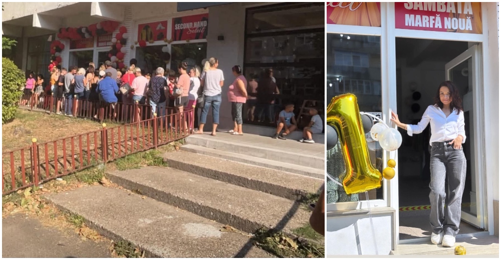 SATU MARE. Cozi de la ora 6 dimineața la aniversarea unuia dintre cele mai iubite magazine second-hand din oraș