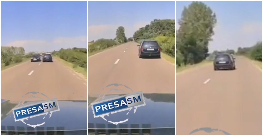 VIDEO. Pericol pe șosea în județul Satu Mare. Un șofer ar fi circulat haotic și ar fi intrat de mai multe ori pe contrasens