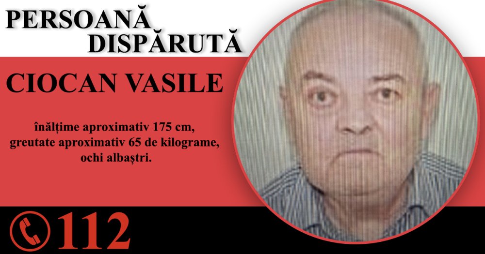 Sătmărean dispărut de acasă. Familia și polițiștii vă cer ajutorul