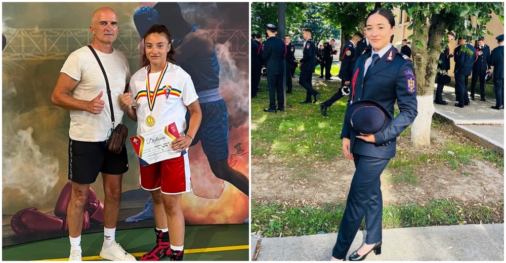 FOTO/VIDEO. Denisa, o tânără romă din Satu Mare, exemplu de ambiție: pompier militar și campioană a României