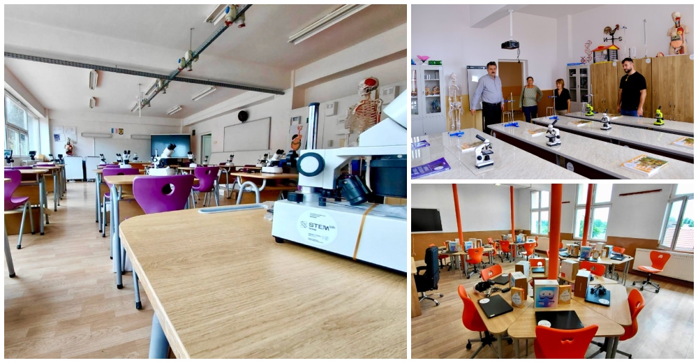 FOTO. Școlile viitorului, în județul Satu Mare! Realitate virtuală, robotică și tehnologie 3D pentru elevi