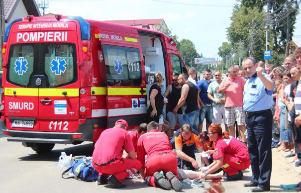 soferul a fugit de la locul accidentului