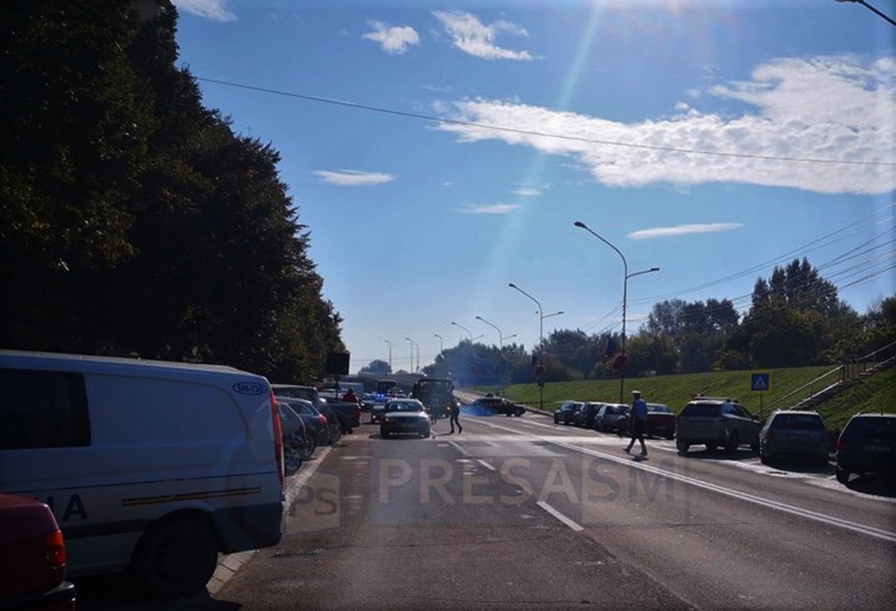 Accident rutier pe bulevardul Transilvania