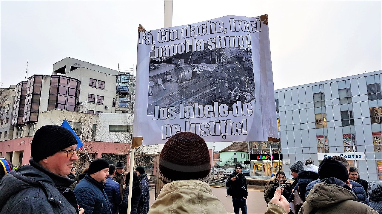 Protest la Satu Mare față de OUG 7